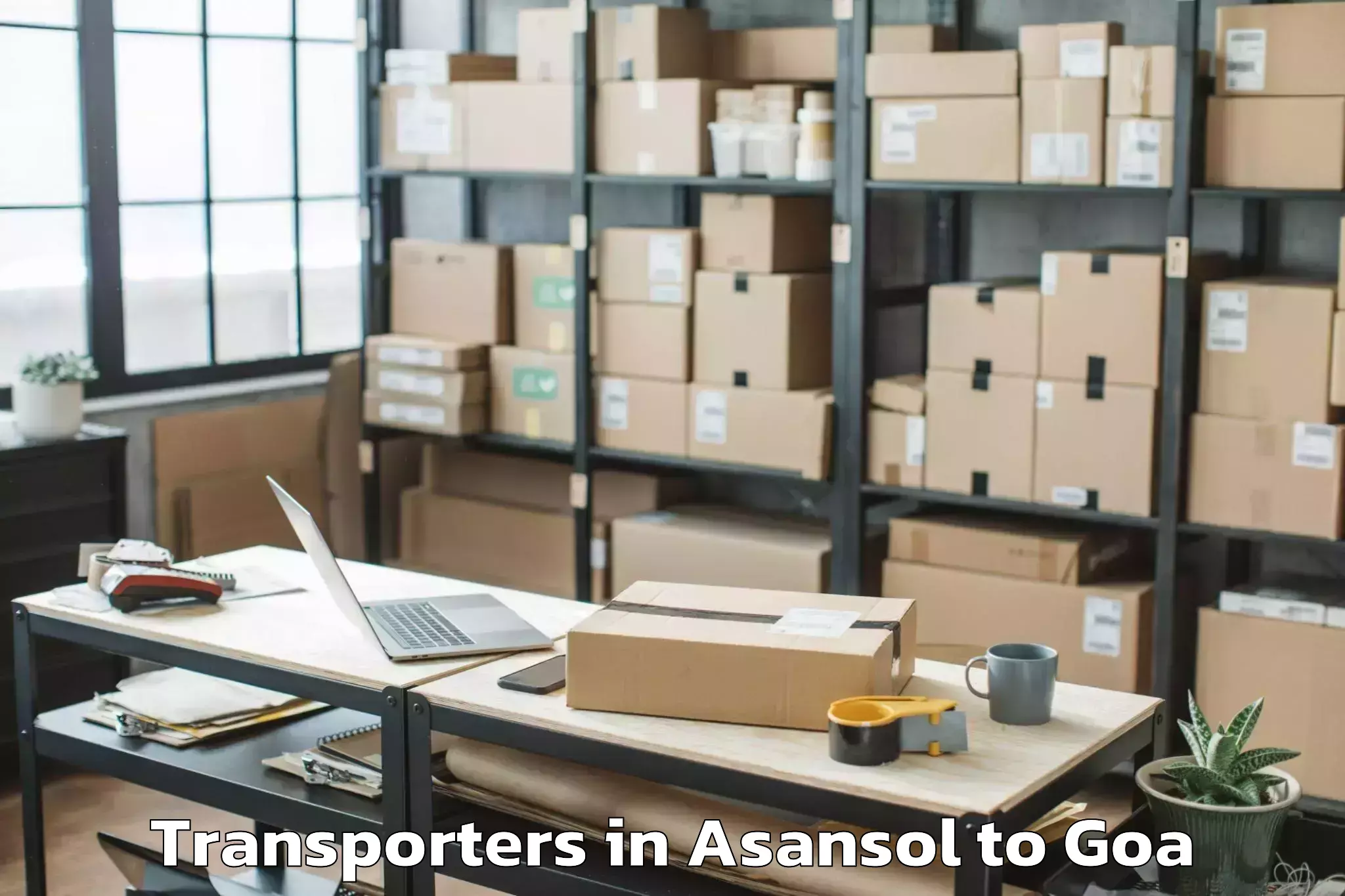 Book Asansol to Chandor Transporters Online